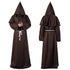 Halloween Costumes Christian Pastor Priest Robe Monk 2019 Halloween Costume Cosplay Cape - menochic